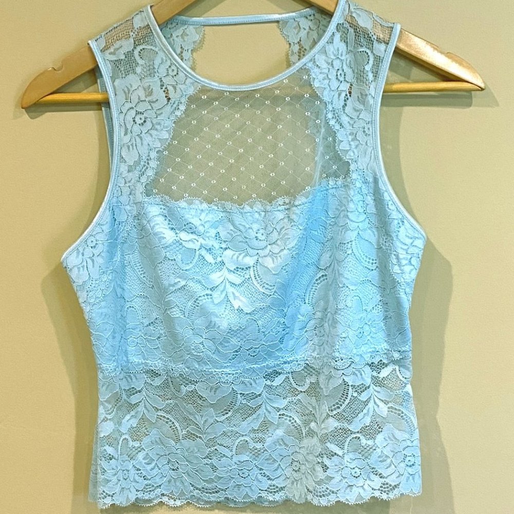 Lace short top